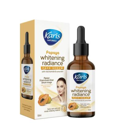 Karis Naturals Papaya Glow Face Serum with Niacinamide & Multivitamins Hydrating Daily Serum for Radiant Skin 50ml
