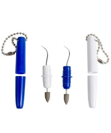 Tonvisupru Portable Dental Picks Travel Kit - 4PCS Plaque and Tartar Remover with Hang Chain - Buy Online on GoSupps.com