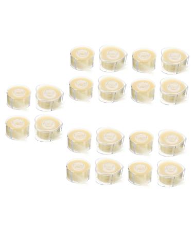 Angoily 20 Rolls Double Eyelid Stickers Heart Decor Pink Ponytail Extension Makeup Tape Adhesive Eyelid Sticker Eyelid Tapes Breathable Eyelid Tape Pp Fake Eyelashes Invisible Woman