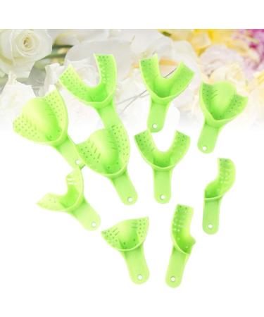 Healifty Dental Disposable Impression Trays (10pcs Light Green) - Best Quality for Accurate Impressions | Fast International Shipping - Buy Online on GoSupps.com