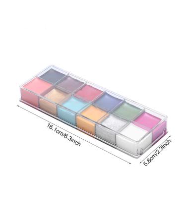 12 Colors Non-Toxic Face & Body Paint - Long-Lasting Makeup for All Skin Types | International Shipping - Buy Online on GoSupps.com