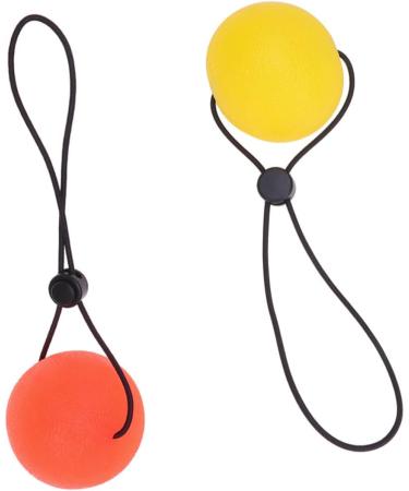 Ultechnovo Handmade Handle-Strengthening Ball - Fitness Exercise Equipment for Wrist & Grip Training - 5.3cm Yellow Power Ball - Buy Online on GoSupps.com