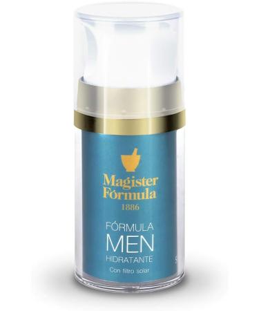 Facial Moisturiser Cream for Men 50 ml | Anti wrinkle Anti ageing Anti Stain | Aftershave | Solar Protection SPF | Matt Tone | Nourishes and Repairs | Oily Mixed and Dry Skin | Magister Formula - Buy Online on GoSupps.com