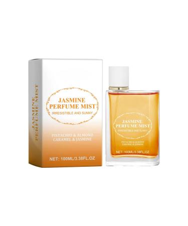 Brazilian Fragrance Jasmine & Caramel Scents Vanilla Perfume Sunflower Perfume for Women Hair & Body Fragrance Mist Eau De Toilette Day or Night Spray 100ML/3.4 Fl Oz (1 Pc) 3.38 Fl Oz (Pack of 1)