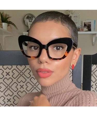 PARWANA Oversized Cat-Eye Blue Light Blocking Reading Glasses | Anti Eye Strain +150 | International Shipping Available - Buy Online on GoSupps.com