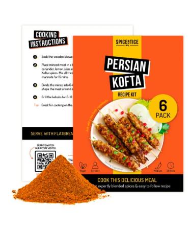 Spicentice Persian Kofta Spice Recipe Kits (Pack of 6)
