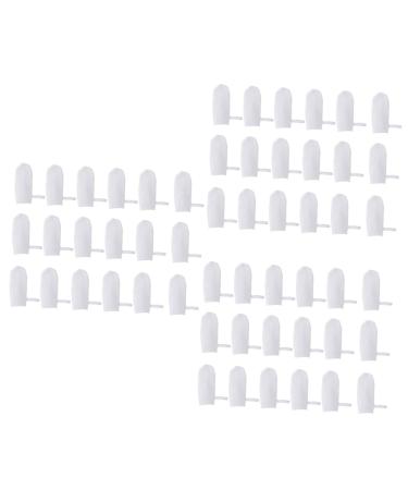 Minkissy 3 sentences 18 pieces gauze fingerlings mouth cleaner for babies baby toothbrush 6 to 12 months tongue cleaner for babies -baking tooth rubber fabric toothbrush clean white newborn pack