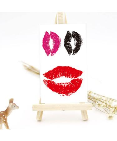 150pcs Valentine's Temporary Lip Tattoos Sticker Set - Sexy Kiss Decal for Lover Party Decorations - Fake Tattoo Stickers for Women - Valentine's Day Decorations - Buy Online on GoSupps.com