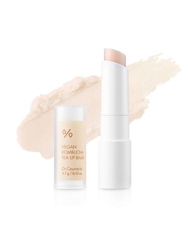 Dr.Ceuracle Vegan Kombucha Tea Lip Balm - Soft Natural Lightweight Hydrating Lip Moisturizer for Dry Cracked Lips Korean Skincare for Stocking Stuffers (3.7 g / 0.13 oz.)