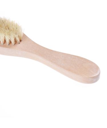 Natural Bristle Face Cleansing Brush Set - Wooden Handle Exfoliation Scrubbers for Skin Cleaning - 3 Pack for Men and Women - Buy Online on GoSupps.com