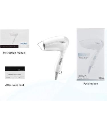 1000W Powerful Quick Drying Salon Professional Hair Dryer Compact Anti-frizz Ionic Hair Dryer with Styling Nozzle Portable Foldable Travel Fast Drying Lightweight for Men and Women Home and Salon - Buy Online on GoSupps.com