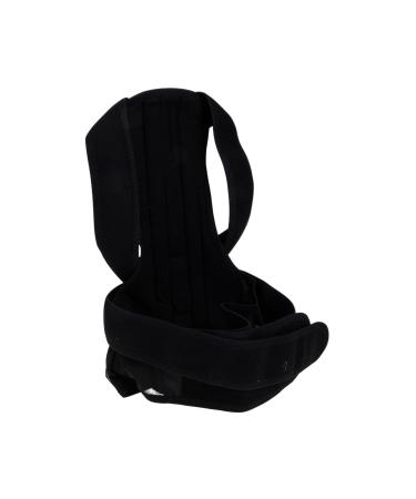 Mobestech Belt Posture Fixer Upright Posture Straightener Clavicle Support Adjustable Stand Adjustable Straighten Strap Posture Belt Unisex Neoprene Man Universal L Black