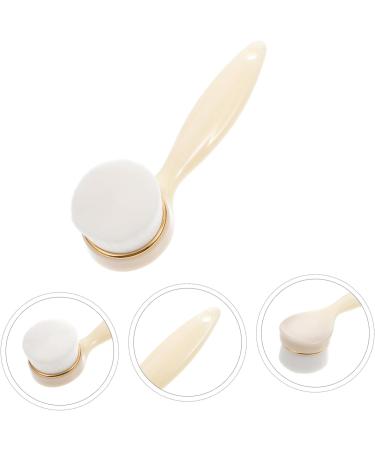 Housoutil Face Brush Handheld Face Scrubbers Manual Facial Brush Handheld Face Wash Brush Silicone Facial Brush Face Wash Brush for Pore Cleansing Silica Gel Miss Washing Device Long Handle - Buy Online on GoSupps.com