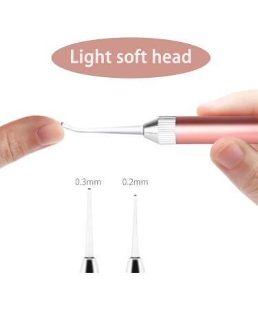 Ear Pick with Light Ear Cleaner Ear Wax Removal Tool Kit for Kids and Adults Ear Pick & Ear Tweezers with Magnifying Glass Set With Storage Box (Rose Gold) (1) - Buy Online on GoSupps.com