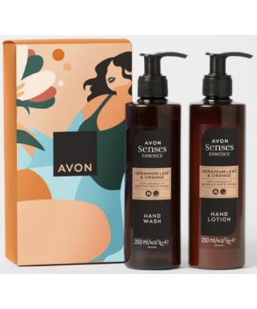 Senses Essence Geranium Leaves and Orange Hand Care Set 250ml and Hand Lotion 250ml