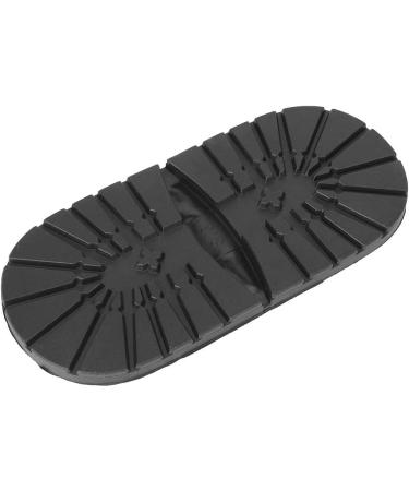Zerodis Soft Rubber Half Sole and Heels - Anti-Slip DIY Shoe Repair Accessories for Sports & Leather Shoes - Black Forefoot - Buy Online on GoSupps.com
