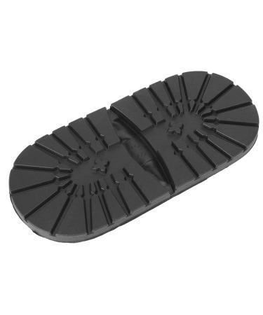 Rubber Sole Replacement Anti Slip Shoe Soles for Comfortable Foot Pain Relief (Black Heel)