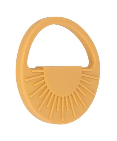 Silicone Baby Teether with Handle - Semicircular Sun Design for Soothing Teething - International Shipping Available - Buy Online on GoSupps.com
