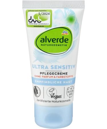 alverde NATURKOSMETIK nourishing cream Ultra Sensitive 50 ml - Buy Online on GoSupps.com
