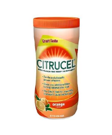 Citrucel - Fiber Supplement - Orange Powder - 30 oz. 2 Gram Strength - Methylcellulose 1.88 Pound (Pack of 1)