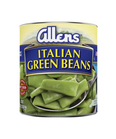 Allens Cut Italian Green Beans Kentucky Wonder Style 28 Ounce (Pack of 4)