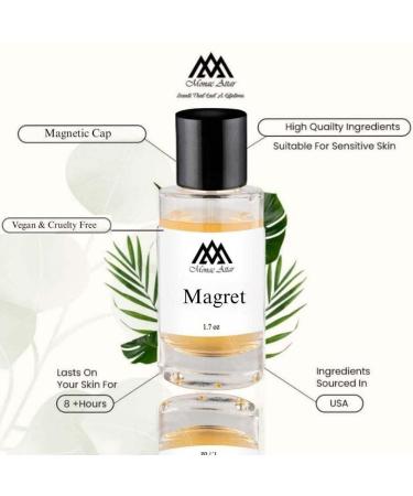 Monac Fragrances Under 30 Dollars - Eau de Parfum - 50 Ml 95%-99.9% similar Long Lasting 8-15 hours Premium Quality Ingredients (Magret Inspired by Mademoiselle (W)) - Buy Online on GoSupps.com