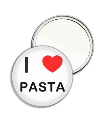 I Love Pasta - 77mm Round Compact Mirror