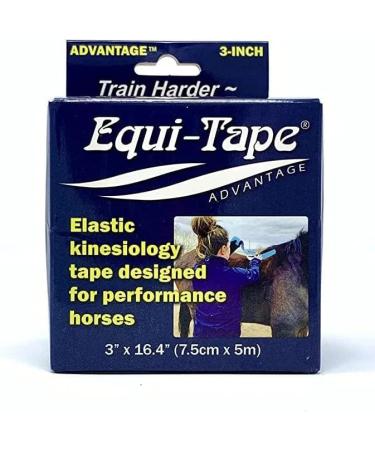 Equi-Tape Advantage 3 Light Blue Tape for Horse & Pony - Muscle Pain Relief, Joint Stability | Safe, Lightweight, Waterproof Tape with Grade Adhesive - Buy Online on GoSupps.com