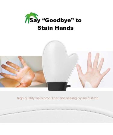 EVYTTA Self Tanning Mitt Fake Tan Mitt Self Tan Mitt Glove Fake Tan Mit Velvet Tanning Mitt Tanning Glove Double Sided Fake Tan Mitt Applicator UK Patented with Elastic Wrist and Thumb Hole Grey - Buy Online on GoSupps.com