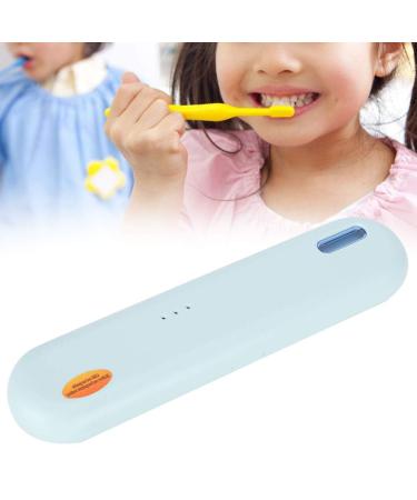 Portable USB Toothbrush Sterilizer Box - Disinfecting Toothbrush Storage Holder (Blue) | International Shipping Available - Buy Online on GoSupps.com