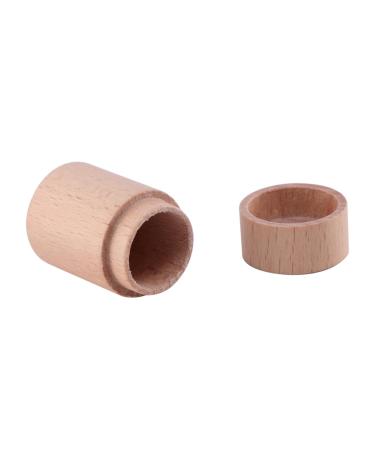 minkissy 1pc Lipstick Tube Empty Lip Balm Tubes Portable Lipstick Holder Bamboo Lip Balm Containers Essential Wood Cream Container DIY Lip Balm Tubes The Light Plastic Make up Box