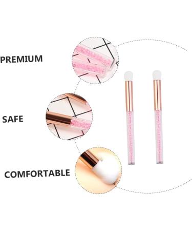 Mipcase 2pcs Cosmetic Eyeshadow Applicator Pink Professional Blackhead Practical Shadow Tool Women Salon - Buy Online on GoSupps.com