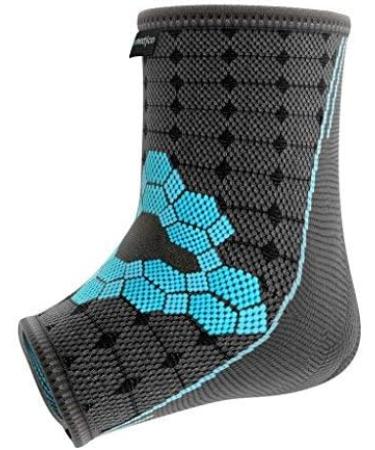 Bonmedico Ankle Bandage - Non-Slip Support for Men & Women | XL Gray | Ideal Wellness Gift for Achilles Tendon Relief - Buy Online on GoSupps.com