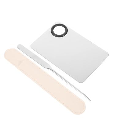 FRCOLOR 2 Sets Liquid Foundation Palette - Stainless Steel Makeup Mixing Tray for Flawless Foundation Application | Beauty Tools for Professionals - Buy Online on GoSupps.com