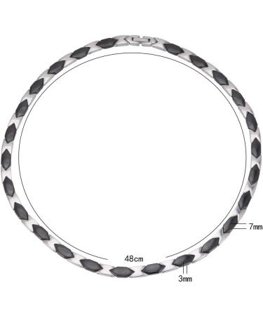 Enermagix Ceramic Magnetic Necklace for Men & Women - Unique Father's Day Gift with Germanium - Perfect for Dad & Husband - Buy Online on GoSupps.com