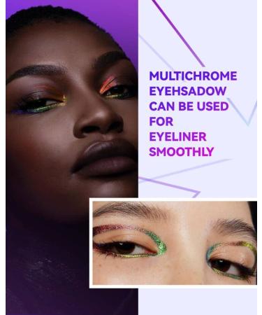 HANLADY Chameleon Glitter Eyeshadow Liquid: Intense Color Shifting Green, Long Lasting, Quick Dry - High Pigmented Shimmer Eye Makeup - Buy Online on GoSupps.com