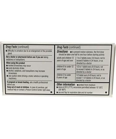 Up & Up Motion Sickness Relief Tablets (24 count) - Compare to Dramamine Original Formula - Buy Online on GoSupps.com