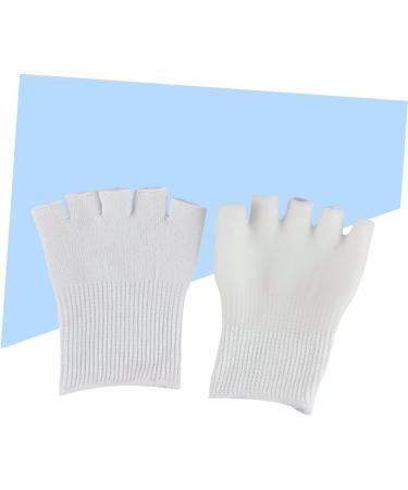 FRCOLOR 1 Pair Gel Toe Cover Moisturizing Socks Moisturizing Gel Socks Toe Spacers Toe Spreader Foot Spa Sock Five Toe Gel Socks Foot Care Socks Five Toes Orthotics Foot Socks White - Buy Online on GoSupps.com