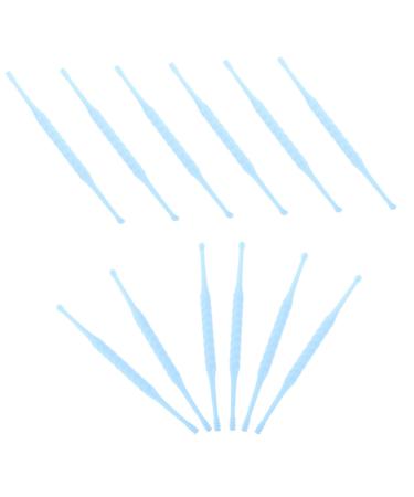 NOLITOY 12pcs Disposable Plastic Ear Wax Remover Cleaner Tool Smooth Dual-Ended Picks for Safe Ear Cleaning Random Colors Easy to Carry