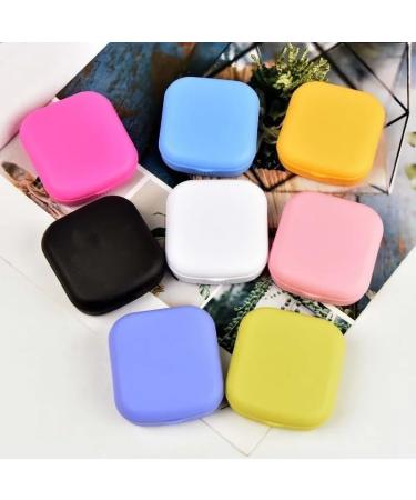KCHYCV Mini Contact Lens Case for Women | Stylish Black Eye Lens Storage & Travel Set - Buy Online on GoSupps.com