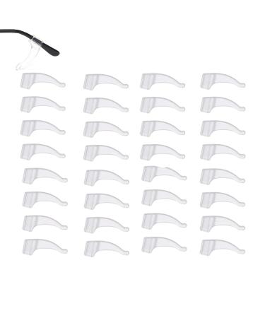Silicone glasses holder 20 pairs of soft silicone glasses anti-slip ear pads anti-slip holder for glasses brick set comfort glasses holder glasses bracket holder protection for glasses sunglasses