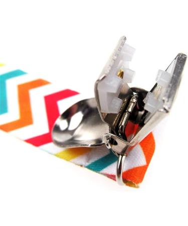 Culasign 4-Piece Baby Pacifier Strap Chain Clip - Unisex Cotton Fabric with Plastic Clip | Triangle Design for Secure Bib Attachment - Buy Online on GoSupps.com