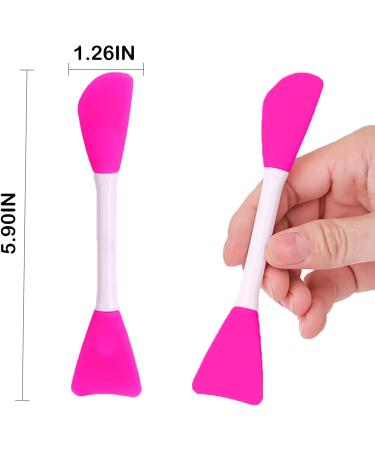 RamPula Face Mask Brush Facial Mud Applicator with White Plastic Handle Soft Face Mask Applicator for Applying Facial Mask Eye Mask Cream Mud Clay Mixed Mask DIY Peel Glycolic Mask Makeup - Buy Online on GoSupps.com