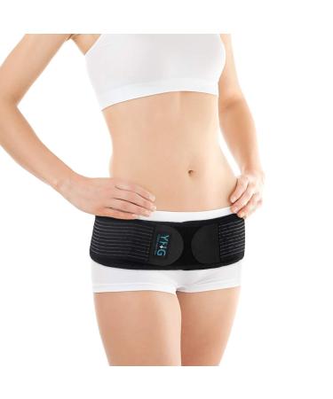 Sacroiliac Belt, SI Belt Sciatica Belt Hip Brace Waist Support with Elastic Compression Band to Stabilize SI Joint and Relieve Sciatic Nerve, Pelvis, Lower Back and Hip Pain for Men and Women SI Support Belt