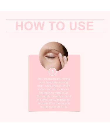 PDRN Pink Peptide Eye Serum Hydrating & Firming Under Eye Cream for Dark Circles & Puffiness - Anti-Aging Treatment with Retinol Reduces Fine Lines Wrinkles Bags and Uneven Skin Tone (2pc) - Buy Online on GoSupps.com