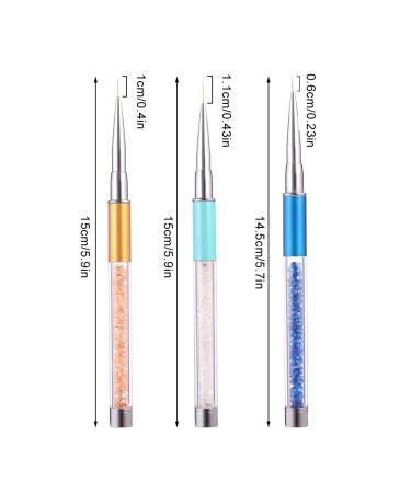 ATNIGHT 7 PCs Acrylic Nail Brush Set - UV Gel Nail Art Brush Pens for DIY & Salon Use - Nail Liner & Builder Tools - Buy Online on GoSupps.com