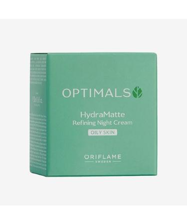 Oriflame Optimals Hydra Matte Refining Night Cream for Oily Skin - Hydration & Mattifying Formula - Buy Internationally Now - Buy Online on GoSupps.com