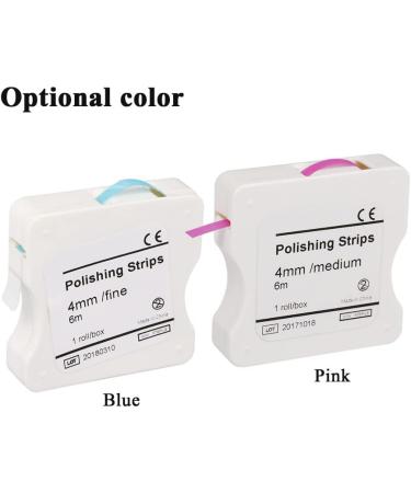 Sunydog Tooth Sandpaper Roll - 4mm Dental Polishing Strip for Whitening & Interdental Grinding | Premium Resin Tool - Pink - Buy Online on GoSupps.com