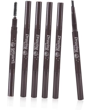 Beatifufu 2 1 Black Eyebrow Pencil Eyebrow Filler Eyebrow Pencil Brush Makeup To Rotate Triangle Eyebrow Brush - Buy Online on GoSupps.com