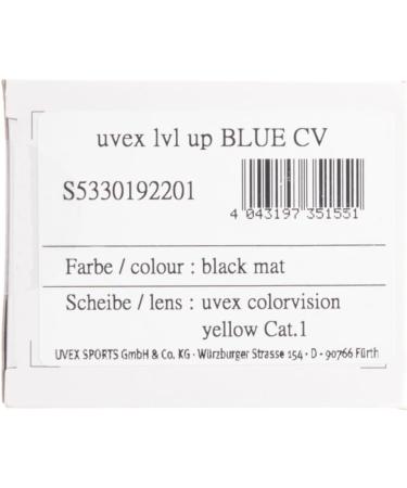 Buy uvex lvl up BLUE CV Gaming Glasses for Men & Women | Blue Light Filter | Contrast-Enhancing | Black Matt/Yellow | One Size - International Shipping Available - Buy Online on GoSupps.com
